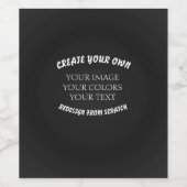 オリジナルを作成する ワインラベル (シングルラベル)