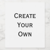 オリジナルを作成する ワインラベル (シングルラベル)