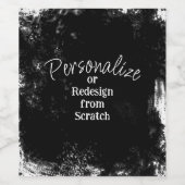 オリジナルを作成する ワインラベル (シングルラベル)