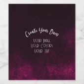 オリジナルを作成する ワインラベル (シングルラベル)