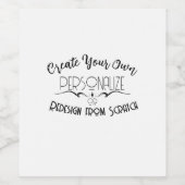 オリジナルを作成する ワインラベル (シングルラベル)