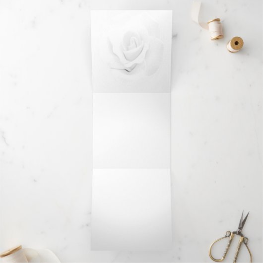 オリジナルを作成する - 三つ折り招待状 (内部)