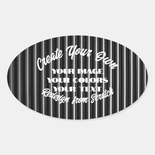 オリジナルを作成する 楕円形シール (正面)