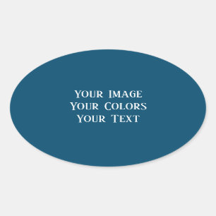 オリジナルを作成する 楕円形シール