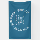 オリジナルを作成する 横断幕 (縦)