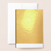 オリジナルを作成する 箔カード (裏面封筒付き)