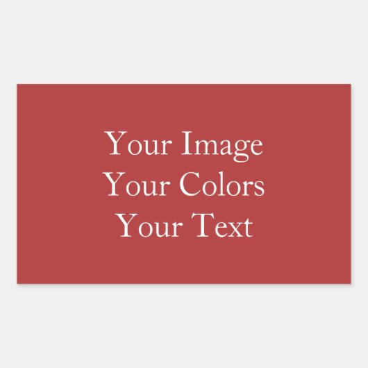 オリジナルを作成する 長方形シール (正面)