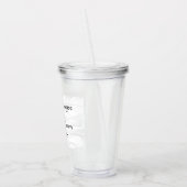 オリジナルを作成! アクリルタンブラー (左)