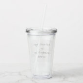 オリジナルを作成! アクリルタンブラー (裏面)