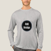 オリジナルを作成 カスタマイズ可能 トライブレンドTシャツ (正面)
