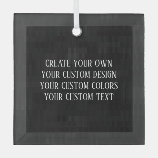 オリジナルを作成! ガラスオーナメント (正面)