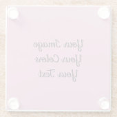 オリジナルを作成 ガラスコースター (裏面)