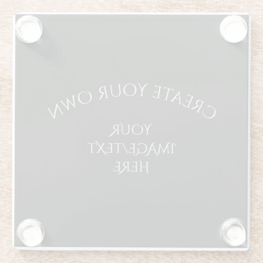 オリジナルを作成 ガラスコースター (裏面)