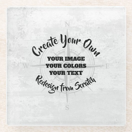 オリジナルを作成 ガラスコースター (正面)