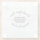 オリジナルを作成 ガラスコースター (裏面)