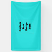 オリジナルを作成 - シアン 横断幕 (縦)