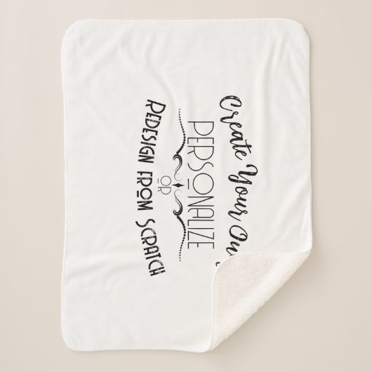 オリジナルを作成 シェルパブランケット (正面)