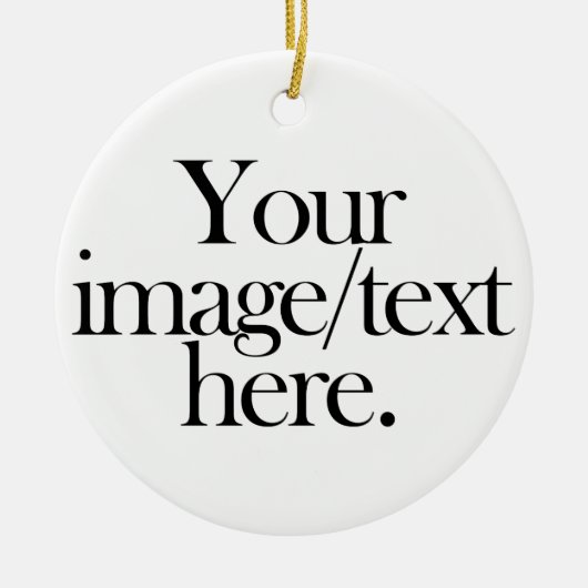 オリジナルを作成 セラミックオーナメント (正面)