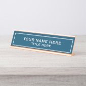 オリジナルを作成 デスクネームプレート (正面)