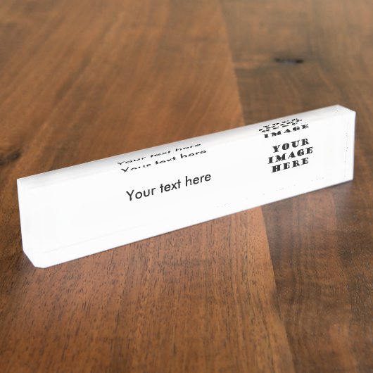 オリジナルを作成 デスクネームプレート (側面)