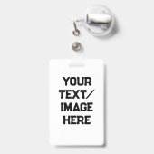 オリジナルを作成 バッジ (裏面（伸縮クリップ）)