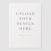 オリジナルを作成 ベラム紙招待状 (正面)