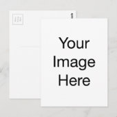 オリジナルを作成.ホワイト ポストカード (正面/裏面)