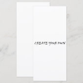 オリジナルを作成 メニュー (正面/裏面)