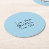 オリジナルを作成 ラウンドペーパーコースター (アングル)