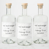 オリジナルを作成! リキュールボトルラベル (ボトル)