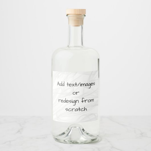 オリジナルを作成! リキュールボトルラベル (正面)