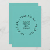 オリジナルを作成 招待状 (正面/裏面)