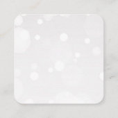 オリジナルを作成 - 白いぼかし サンクスカード エンクロージャーカード (裏面)