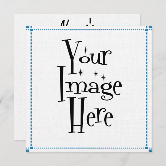 ●•◦ オリジナルを作成 - 白紙のデザインをパーソナライズ 招待状 (正面/裏面)