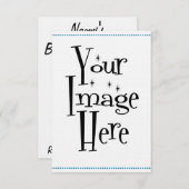 ●•◦ オリジナルを作成 - 白紙のデザインをパーソナライズ 招待状 (正面/裏面)