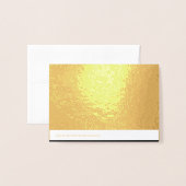 オリジナルを作成 箔カード (裏面封筒付き)