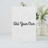 オリジナルを追加 - 招待状 (スタンド正面)