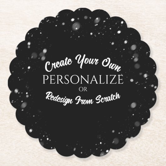 オリジナルアイテムを作成する ペーパーコースター (正面)