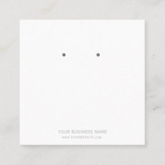オリジナルアクセサリーイヤリングディスカード スクエア名刺