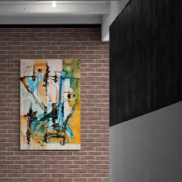 オリジナルアクリル絵を描系のポスター紙（マット） ポスター