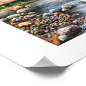 オリジナルアクリル絵画ランドスケープ/ブルック ポスター (角)