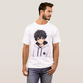 オリジナルアニメスタイルTシャツ Tシャツ (正面フル)