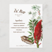 オリジナルアラビアスパイスレシピザートル ポストカード (正面)