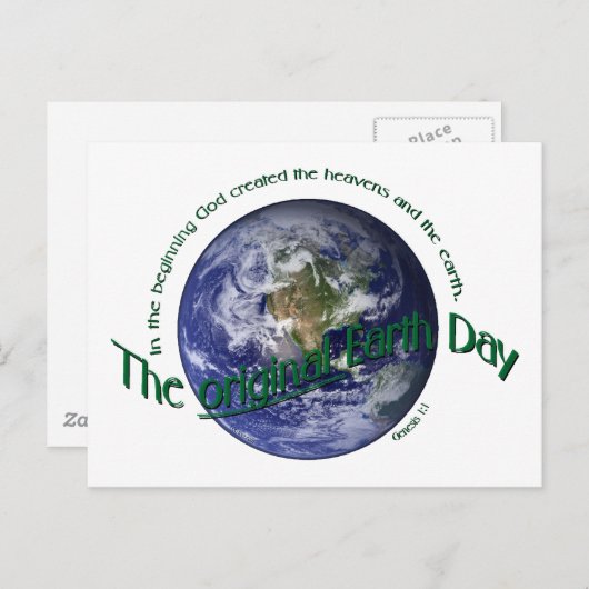 オリジナルアースデイ ポストカード (正面/裏面)