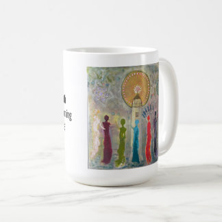 オリジナルアートの「I AM the Light house Mug」 コーヒーマグカップ