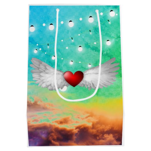 オリジナルアートウィング熱抱き枕 ミディアムペーパーバッグ (裏面)