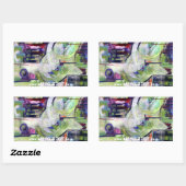 オリジナルアートカスタマイズ可能なシール 長方形シール (シート)