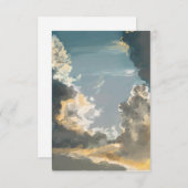 オリジナルアートカー感動的ド – by Shelley サンキューカード (正面/裏面)