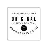 オリジナルアートギャラリーアーティストの真正性スタンプ ラバースタンプ (インプリント)