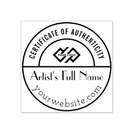 オリジナルアートギャラリーアーティストの真正性スタンプ ラバースタンプ